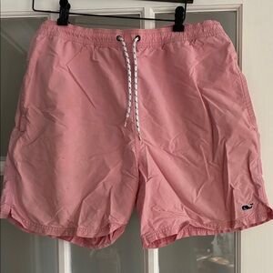 Vineyard Vines Men's Pink Swim Shorts Medium